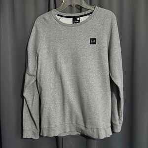 Under Armour Men's Light Gray Crewneck Sweater